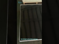 鋳造 不透明 フロストマット色 日夜 40mm 黒 LED アクリル パースペックス 板