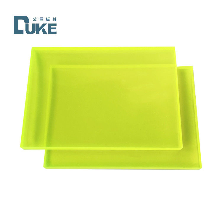 LEDライトボックス看板用カスタマイズ可能な蛍光PMMAシート - OEM広告ディスプレイパネル